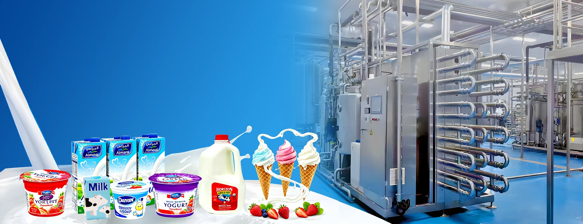 Kina Dairy Production Line Producent