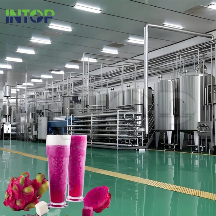 Dragefrugtjuice produktionslinje