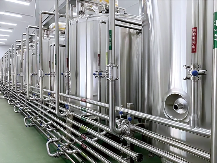 Intop lavede en mælke- og yoghurtproduktionslinje til en kunde i Vietnam