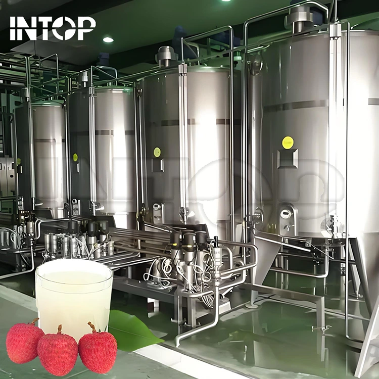 Produktionslinje for litchijuice