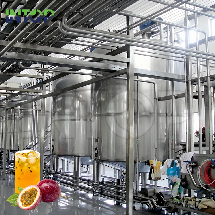 Produktionslinje for passionsfrugtjuice