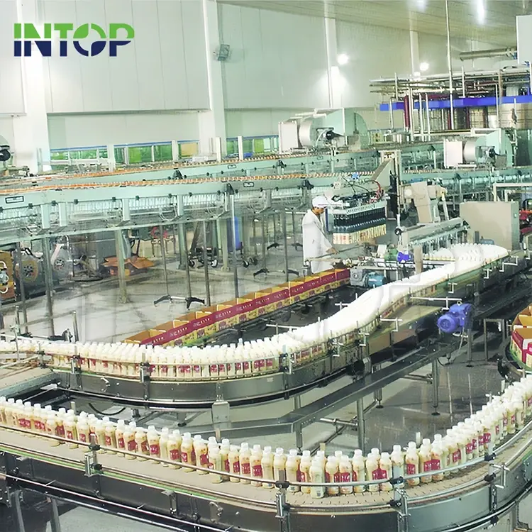 Pasteuriseret mælkeproduktionslinje