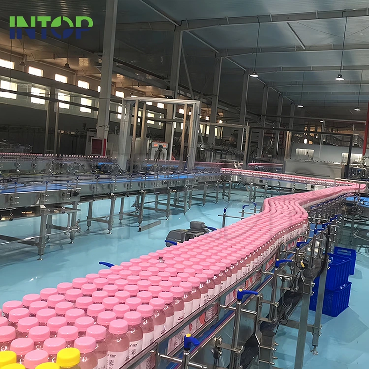 Jordbærjuice produktionslinje